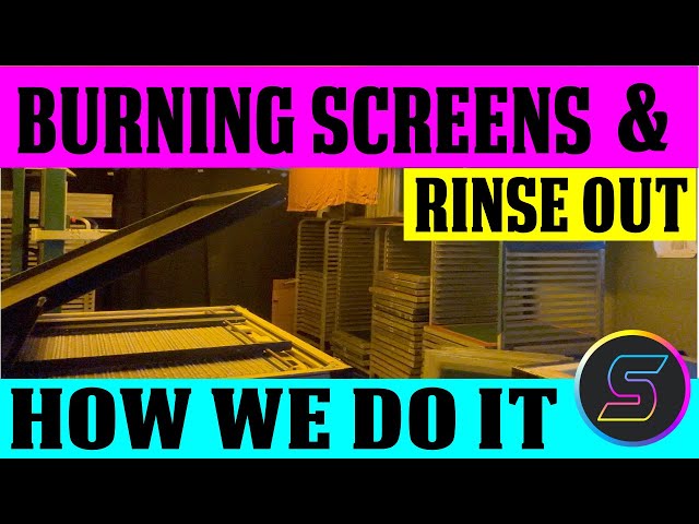 How we Burn & Develop Screens at Supreme Screen Service