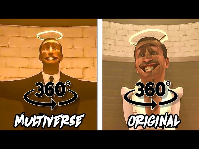 Skibidi Toilet All Episode MULTIVERSE vs ORIGINAL 360º VR