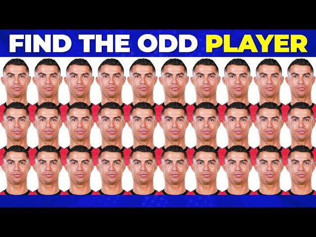 Only 1% Can Find Messi , Ronaldo , Yamal , Bellingham🔥👀| Find odd one out 🔎  Football quiz