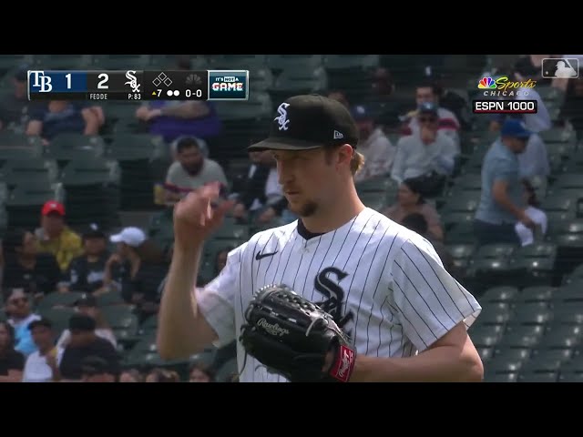 Erick Fedde, 9 K's vs the Rays on 4/28/24