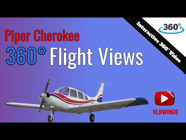 Piper Cherokee  360° Flight Footage | GoPro Max - You Control The View!