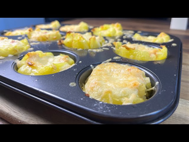 Smashed potato muffins! Incredibly delicious recipe