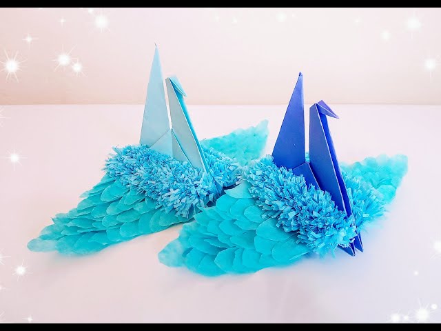 Unique paper crane tutorial/origami paper crane challenge