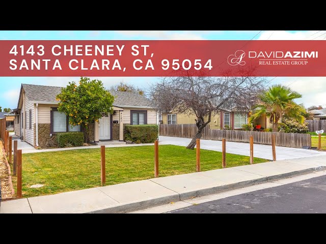 4143 Cheeney St, Santa Clara, CA 95054 | David Azimi