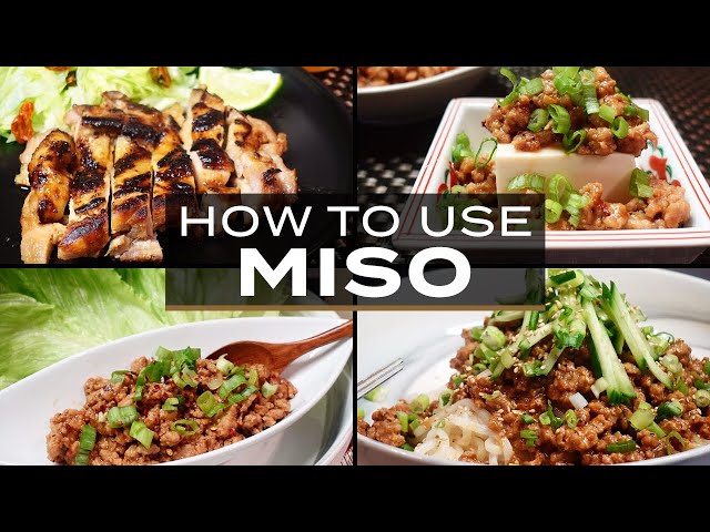 How to Use MISO vol.1 | Tasty Meaty Recipes with MISO! 英語で料理