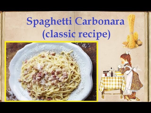 Spaghetti Carbonara (classic recipe) / Book of recipes / Bon Appetit