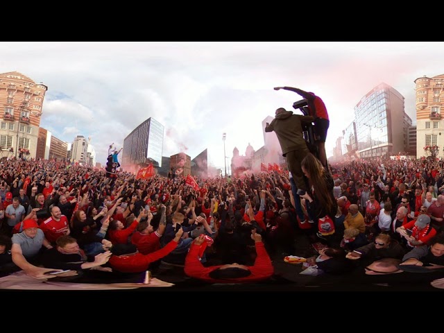 LFC Champions League parade 2019 in 360