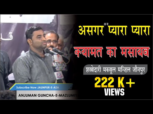 मॉ की आखो का तारा था असगर प्यारा प्यारा | Ma ki Aakho ka Tara | #287K+ Gunchae Mazlumiya Faizabad