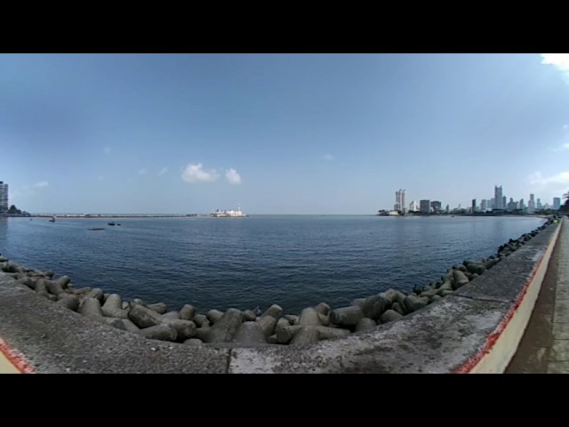 Haji Ali View before construction of coastal road