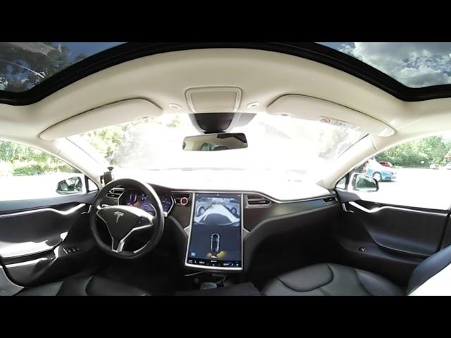 Self-driving Tesla 360