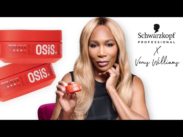 The Secret to Venus Williams' Sleek & Glossy Look? OSiS by Schwarzkopf Professional