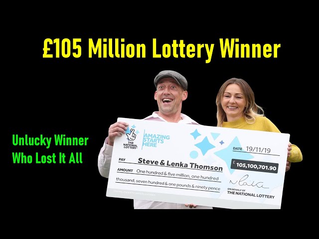 Broken Millionaire: Lottery Winners who lost millions after hitting a jackpot