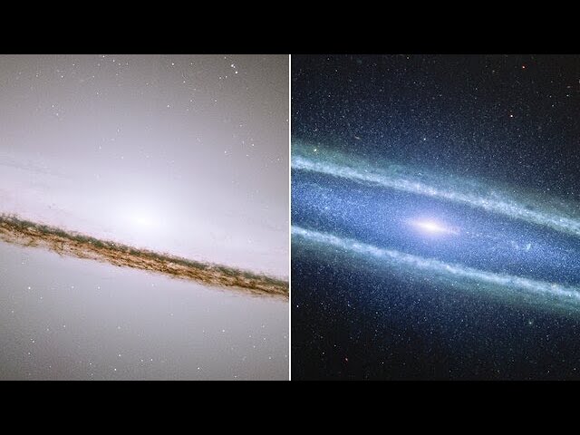 Transition video: Hubble and Webb’s views of the Sombrero Galaxy