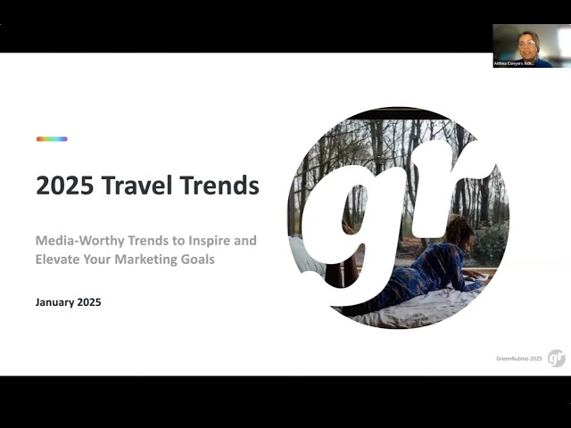 SWT Tourism Skillshop - Travel Trends for 2025