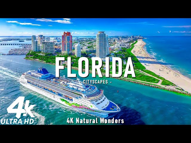 Florida 4K - Discovering Stunning Beaches and Iconic Landscapes | 4K VIDEO ULTRA HD