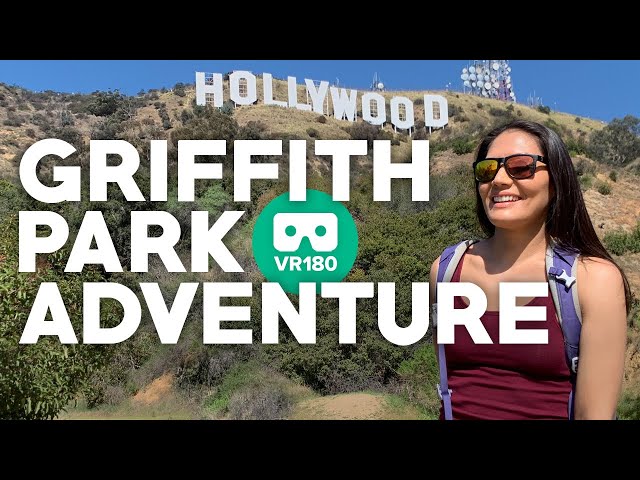 VR180 Hollywood Sign and Griffith Park and Observatory Tour | 3D VR Insta360 EVO