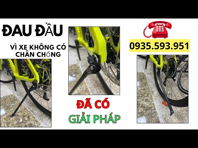 Giải Pháp,Gắn chống cho xe CARBON ty nhỏ,ty bật,ty mở nhanh 👉0935593951☎️ #LêĐức #road #roadbike