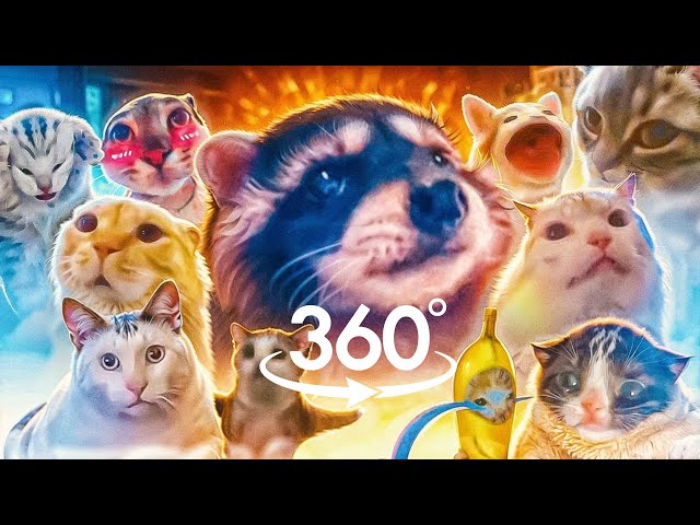 360 VR Pedro Pedro Pedro but Meme Cats Sing It