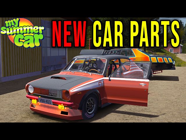 NOT ENOUGH PARTS - HIDDEN PARTS LOCATION + SHOWCASE (HOODS, SPOILERS, ROOFRACK) - My Summer Car