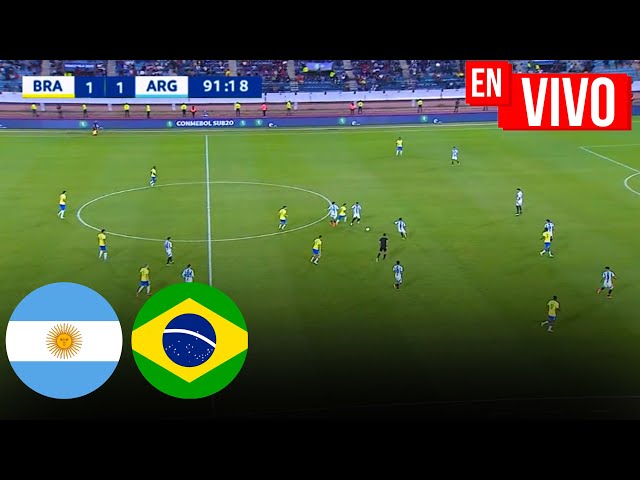 🔴 Argentina vs Brasil PARTIDO EN VIVO / Sudamericano Sub20