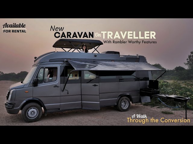 Rent our NEW Caravan on Force Traveller with features you've not seen before | Motorhome Adventures