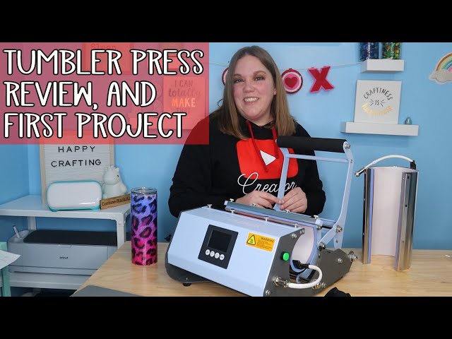 tumbler press review of the craft express brand how to  sublimate on a tumbler beginner sublimation