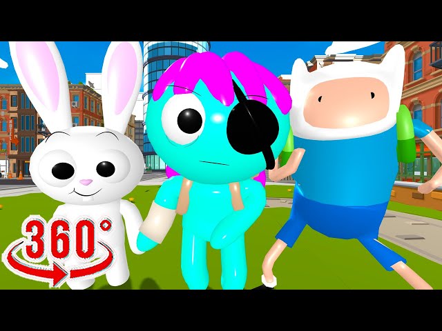 360° video Pibby and Bun Bun Gameplay Parody Music meme | VR/360° experience