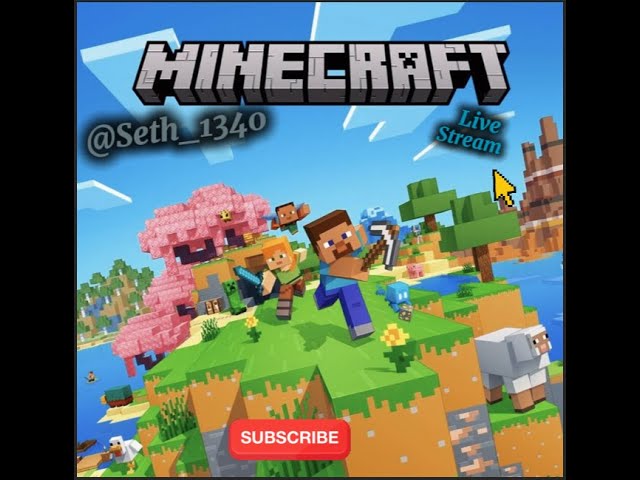 Playing Minecraft Live Stream