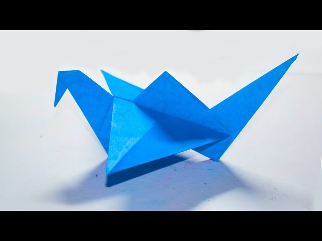 How To Make an Origami Flapping Bird - Easy Origami step by step