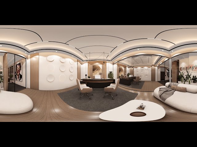 Office interior design | Small office | Office fit out | 360 video interior | Office 360° Panorama