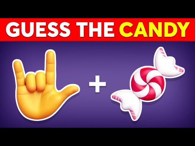 Guess the CANDY by Emoji? 🍬 Monkey Quiz