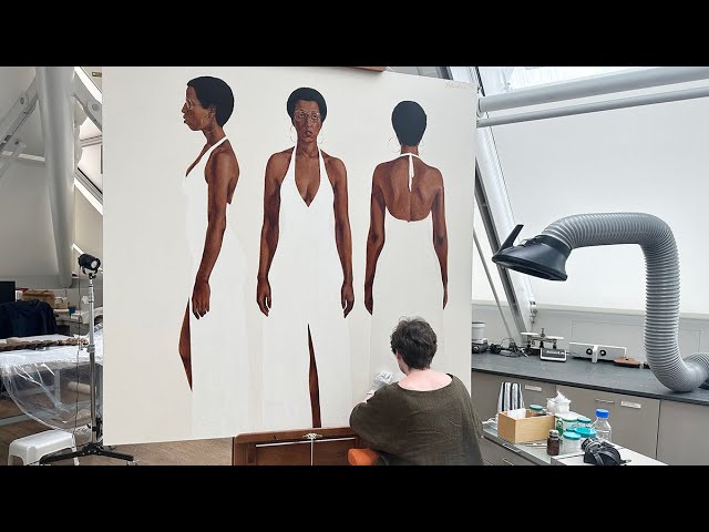 Conservation Treatment of Barkley L. Hendricks' "October's Gone...Goodnight"