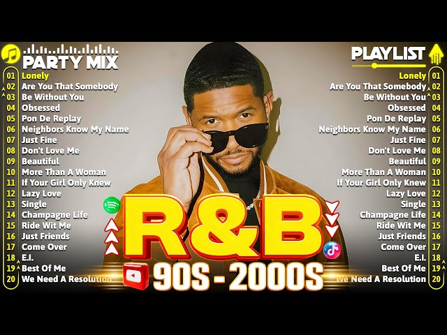 Best of Old School 90's 2000's Rnb Music Hits ❄️ Usher, Ne Yo, Akon, Rihanna, Nelly, Chris Brown