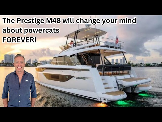 The Perfect Family Escape! Prestige M48 Yacht Tour & Boat Walkthrough.