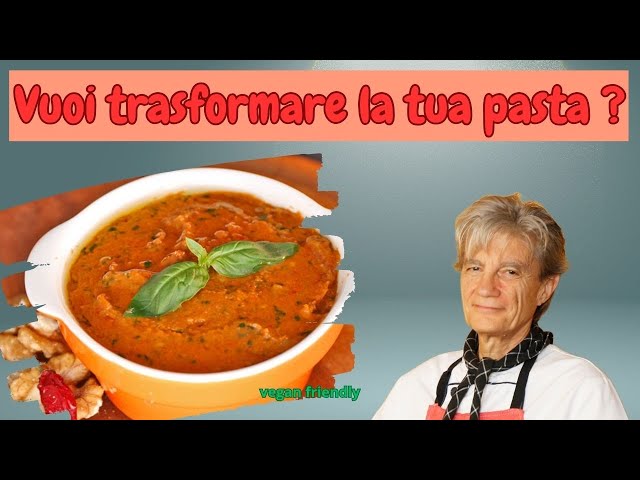 SALSA DI POMODORI SECCHI - UN'ESPLOSIONE DI SOLE