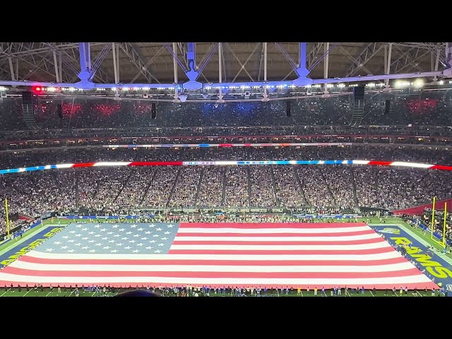 LA Rams vs Minnesota Vikings - Rachel Platten National Anthem