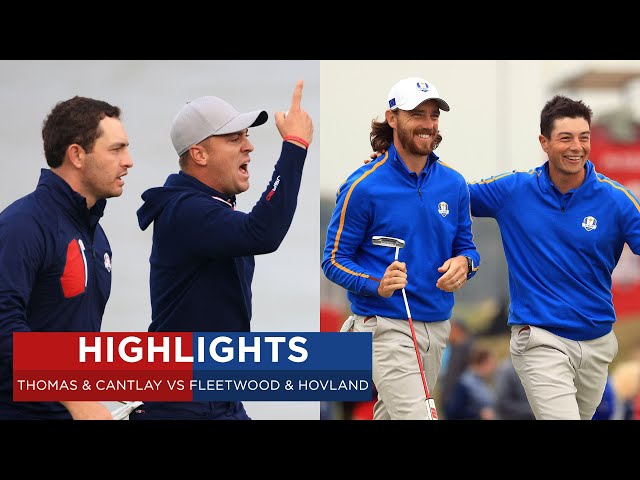 Thomas & Cantlay vs Fleetwood & Hovland | Extended Highlights | 2020 Ryder Cup