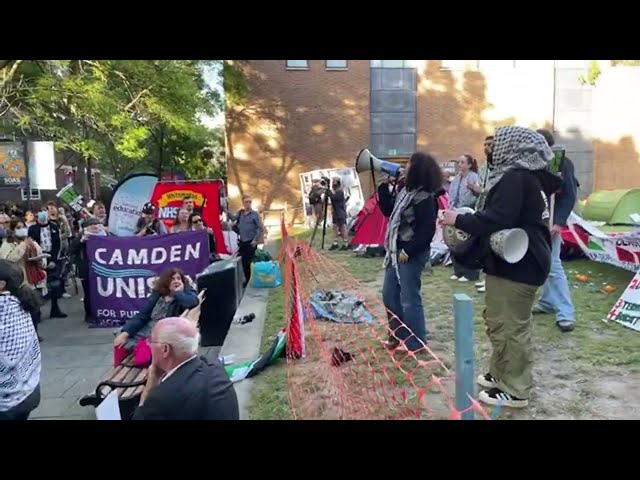 LIVE: Nakba Day Rally at SOAS University's Gaza encampment