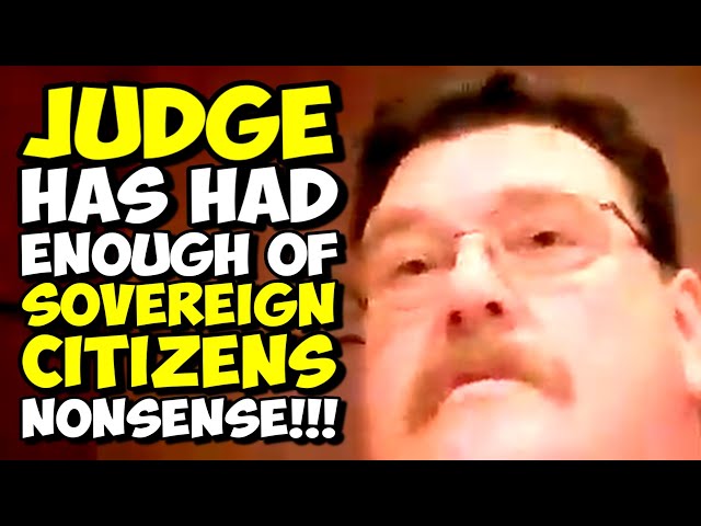 Judge Is Tired Of Sovereign Citizen's Games And Shuts Him Down COMPLETELY!!! Pro Se FAIL!!!