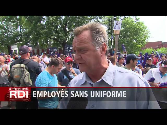 Employés sans uniforme