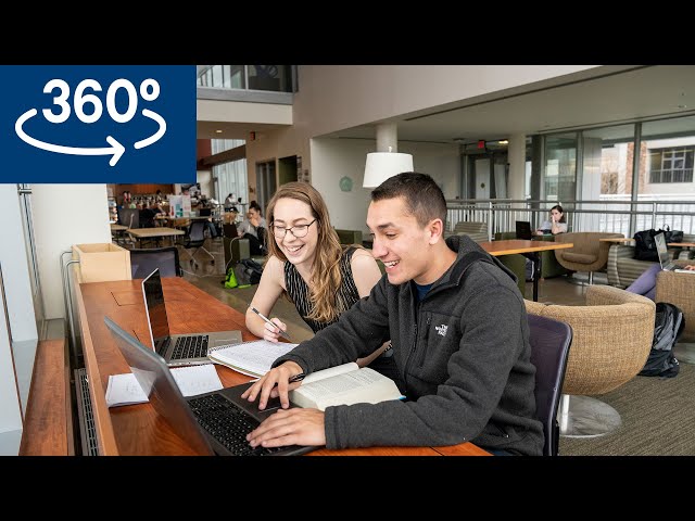 Study in the Business School Atrium | 360º | Ithaca College