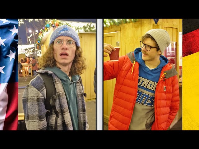 German Visits German Christmas Market In The USA!😂🇩🇪🇺🇸