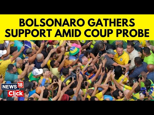 Supporters Of Brazilian President Jair Bolsonaro Gather To Protest | Brazil News Live | N18V