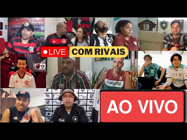 LIVE COM RIVAIS - PRÉ JOGOS FLAXFLU - VASXNIG- E MUITO MAIS - CORRE PRA LIVE E VEM PARTICIPAR !