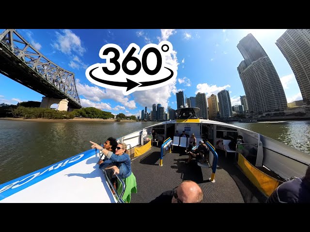 Brisbane River CityCat 4K 360 (Free-Roaming View) - Insta360 X3