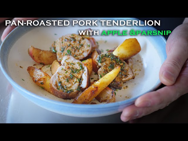 One-Pan Pork Tenderloin with Apple & Parsnip | A Low-Carb Flavor Feast