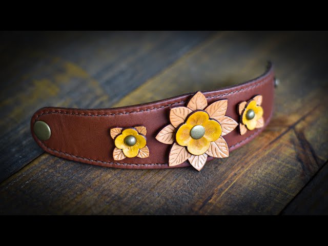 Making A Leather Floral Cuff - Leather Craft