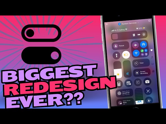 iOS 18's NEW Control Center is Why You NEED to Update NOW!
