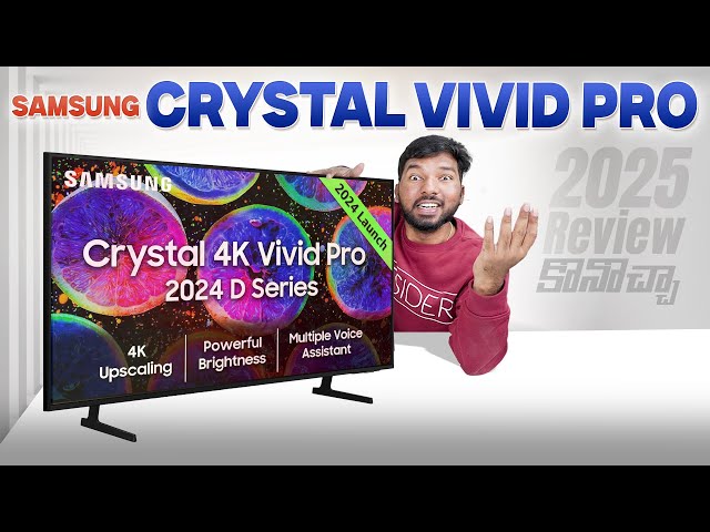 Samsung Crystal Vivid Pro Worth Buying in 2025 ? Best 4K TV