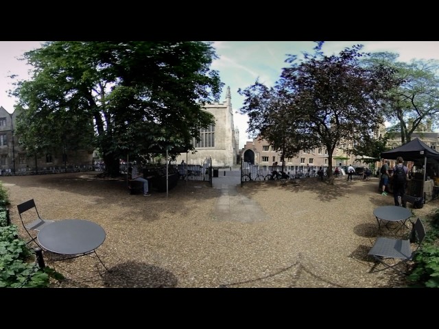 Cambridge University England 360VR - 360 Video [Royalty Free Stock Footage] $350